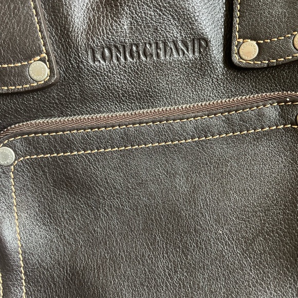 Longchamp Dark Brown Mini Duffle Bag - Picture 3 of 4